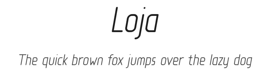 Loja by Amru ID — Sans Serif Font
