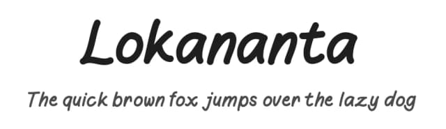 Lokananta by Konsepta Studio — Script Handwritten Font