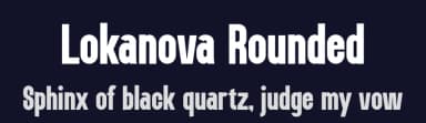 Lokanova Rounded by Limitype — Sans Serif Font — thumbnail 2