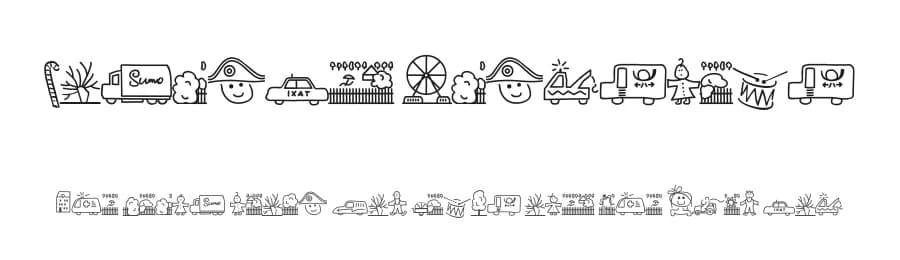 Lokinder Dingsbums by Simon — Dingbats Font