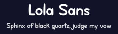 Lola Sans by Don Marciano — Script Handwritten Font — thumbnail 2