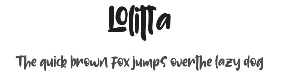 Lolitta by Garisman Studio — Script Handwritten Font