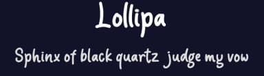 Lollipa by Lettersiro Studio — Script Handwritten Font — thumbnail 2