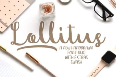 Lollitus Duo Font by indotitas — Script Handwritten Font — thumbnail 1