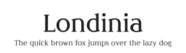 Londinia by K-Type — Serif Font — thumbnail 1