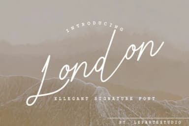 London Font by leparte studio — Script Handwritten Font — thumbnail 7