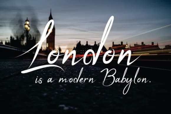 London Road Font by Great's St — Script Handwritten Font