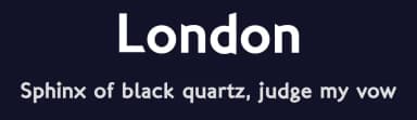 London by François Bruel — Sans Serif Font — thumbnail 2