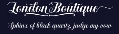London Boutique by Måns Grebäck — Script Handwritten Font — thumbnail 2