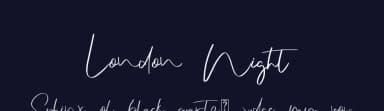London Night by Andang Prasetyo — Script Handwritten Font — thumbnail 2