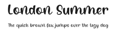 London Summer by Letter Art Studio — Script Handwritten Font — thumbnail 1