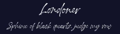 Londoner by Motokiwo — Script Handwritten Font — thumbnail 2