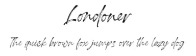 Londoner by Motokiwo — Script Handwritten Font — thumbnail 1