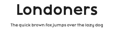 Londoners by Vladimir Nikolic — Sans Serif Font — thumbnail 1