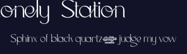 Lonely Station by Noah Type — Sans Serif Font — thumbnail 2