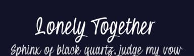 Lonely Together by DumadiStyle — Script Handwritten Font — thumbnail 2