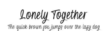 Lonely Together by DumadiStyle — Script Handwritten Font — thumbnail 1