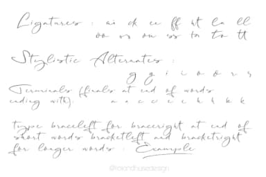 Long Night Font by Roland Hüse Design — Script Handwritten Font — thumbnail 3