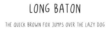 Long Baton by Simon Frouz — Script Handwritten Font — thumbnail 1