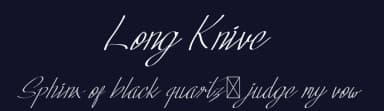 Long Knive by Edric Studio — Script Handwritten Font — thumbnail 2