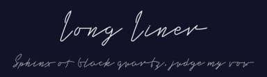 Long Liner by AminMario — Script Handwritten Font — thumbnail 2