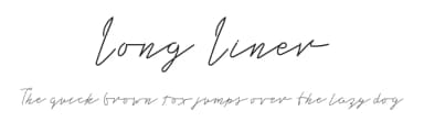 Long Liner by AminMario — Script Handwritten Font — thumbnail 1