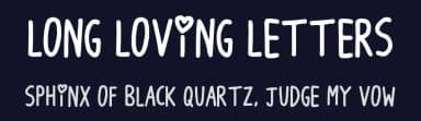 Long Loving Letters by Hawtpixel — Script Handwritten Font — thumbnail 2