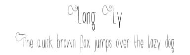 Long Ly by mika — Script Handwritten Font — thumbnail 1