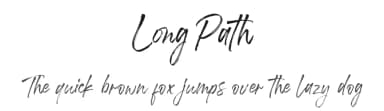 Long Path by Alpaprana Studio — Script Handwritten Font — thumbnail 1