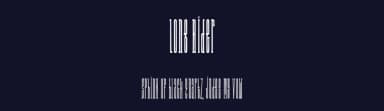 Long Rider by Wingsart Studio — Sans Serif Font — thumbnail 2