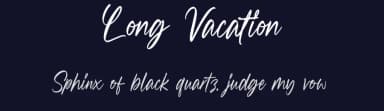 Long Vacation by Din Studio — Script Handwritten Font — thumbnail 2