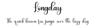 Longday by FreshtypeINK — Script Handwritten Font — thumbnail 1