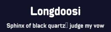 Longdoosi by Jipatype — Sans Serif Font — thumbnail 2