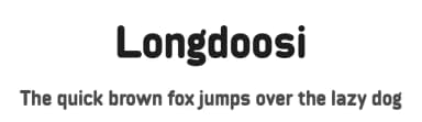 Longdoosi by Jipatype — Sans Serif Font — thumbnail 1
