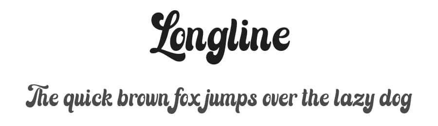 Longline by Letterhend Studio — Script Handwritten Font
