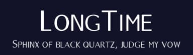 LongTime by Richard — Sans Serif Font — thumbnail 2