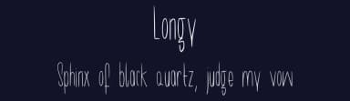Longy by mika — Script Handwritten Font — thumbnail 2