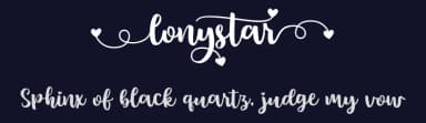 Lonystar by Madatype Studio — Script Handwritten Font — thumbnail 2