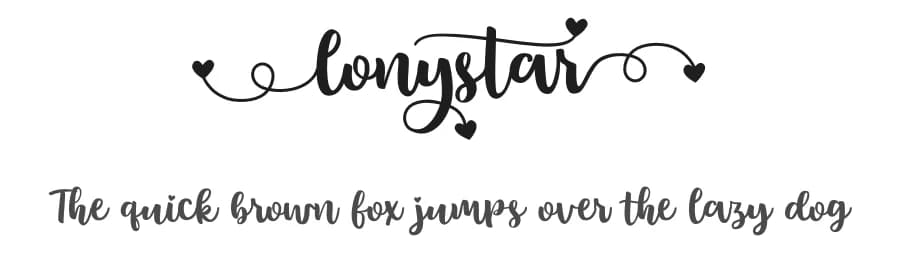 Lonystar by Madatype Studio — Script Handwritten Font