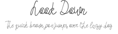 Look Down by Edric Studio — Script Handwritten Font — thumbnail 1