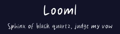Looml by lovely ysh — Script Handwritten Font — thumbnail 2