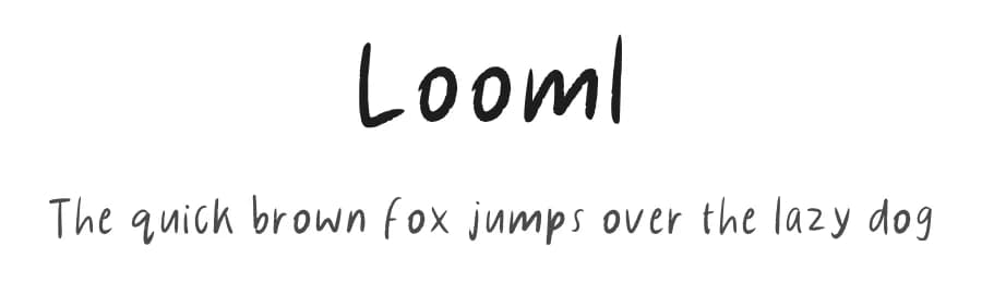 Looml by lovely ysh — Script Handwritten Font