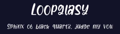 Loopglasy by Qwrtype Foundry — Script Handwritten Font — thumbnail 2