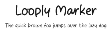 Looply Marker by MJType — Script Handwritten Font — thumbnail 1
