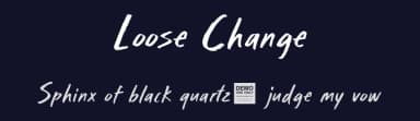 Loose Change by BLKBK Fonts — Script Handwritten Font — thumbnail 2