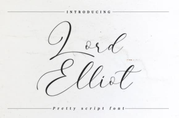 Lord Elliot Font by it_was_a_good_day — Script Handwritten Font