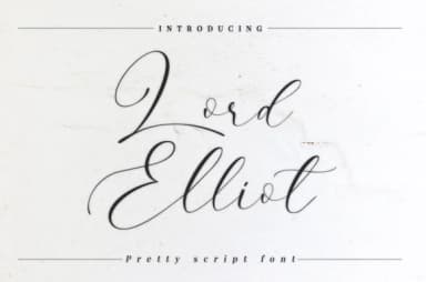 Lord Elliot Font by it_was_a_good_day — Script Handwritten Font — thumbnail 1