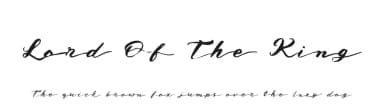 Lord Of The King by Mightyfire — Script Handwritten Font — thumbnail 1
