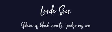 Lorde Soon by Emtheen Studio — Script Handwritten Font — thumbnail 2