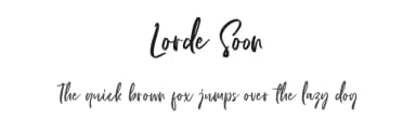 Lorde Soon by Emtheen Studio — Script Handwritten Font — thumbnail 1